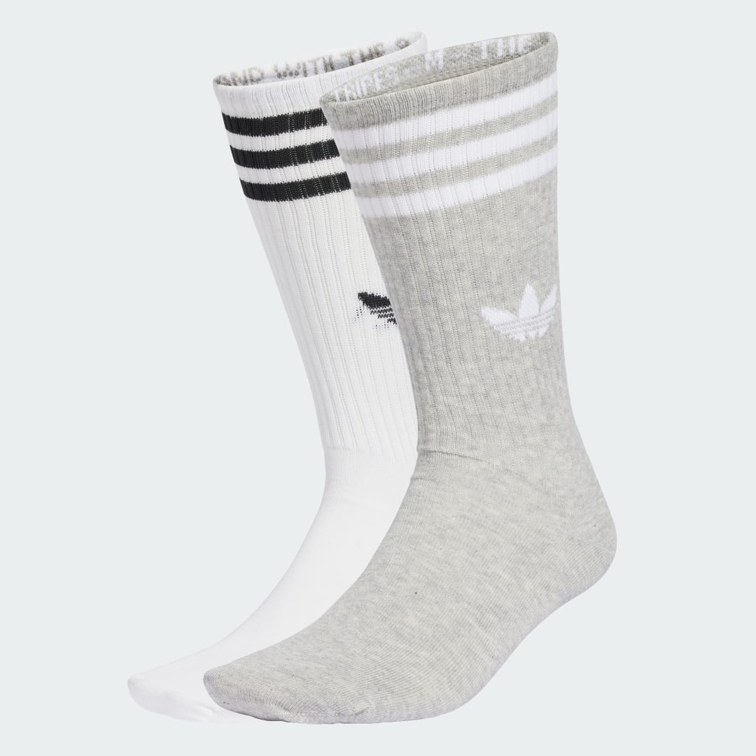 Чорапи adidas Performance 3-Stripes High Crew Socks - 3 Pairs Сиво | JV7418, 0