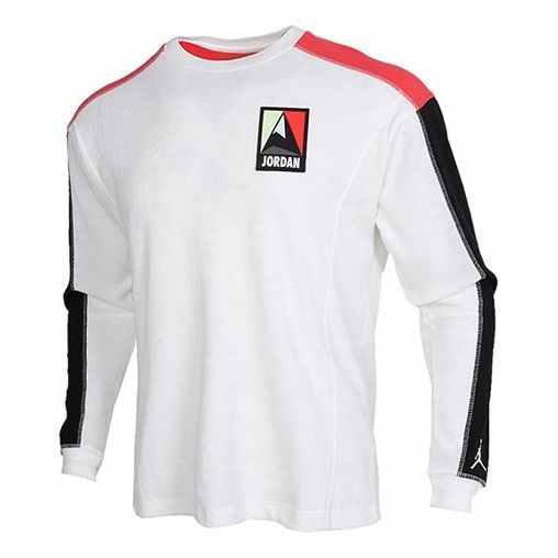 Пуловер Jordan Jordan Winter Utility Logo Long Sleeve T-Shirt Бяло | CT3382-100