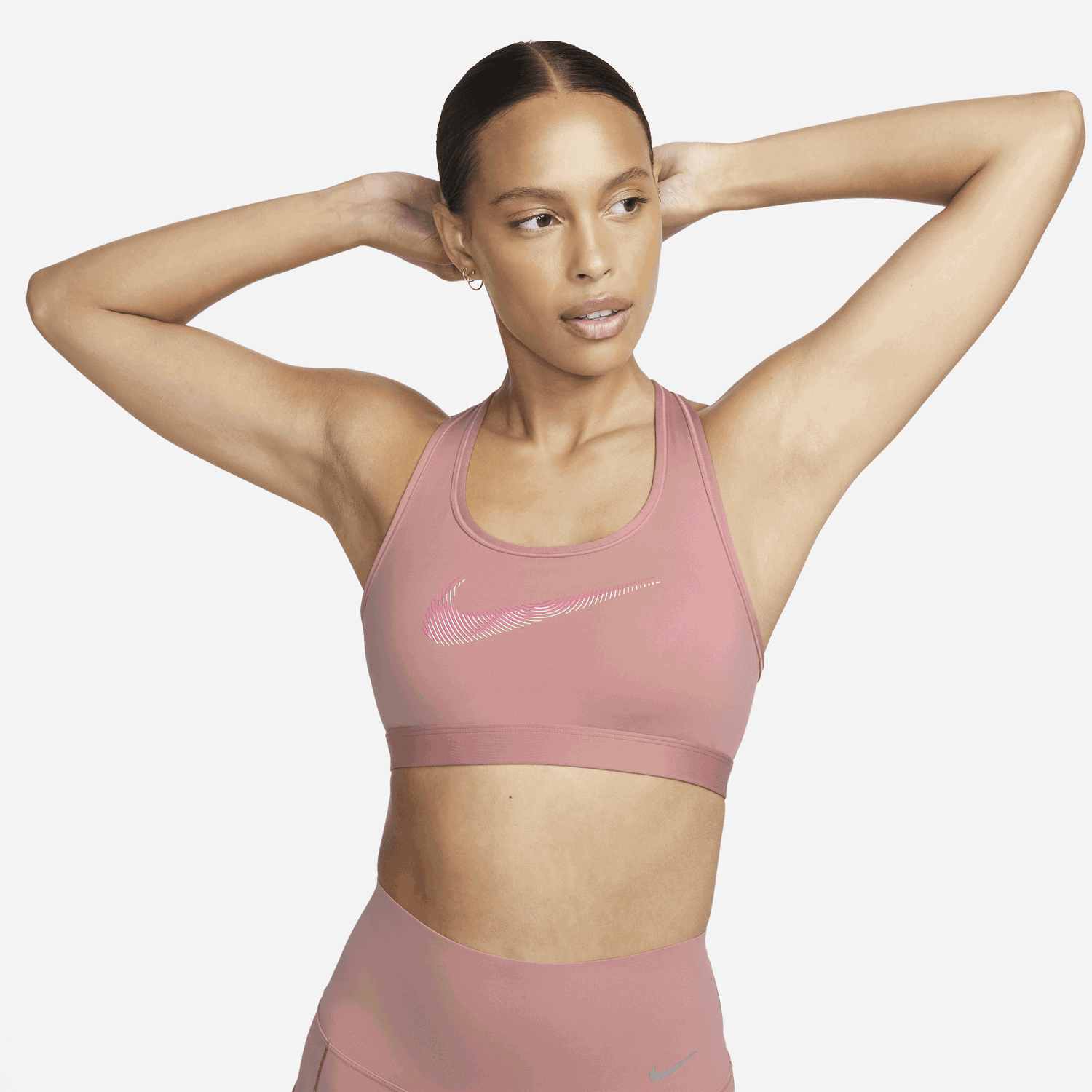 Сутиен Nike Swoosh Bra Розово | FB4124-618, 1