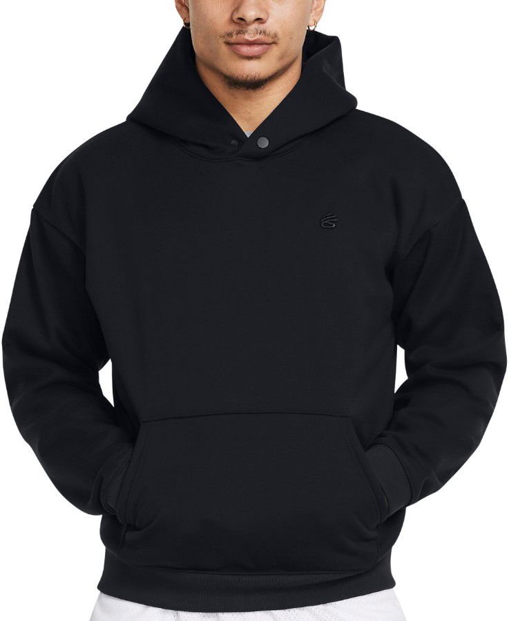 Суитчър Under Armour Curry Greatest Hoodie with Snap Closure and Kanga Pocket Черно | 1380325-001, 0