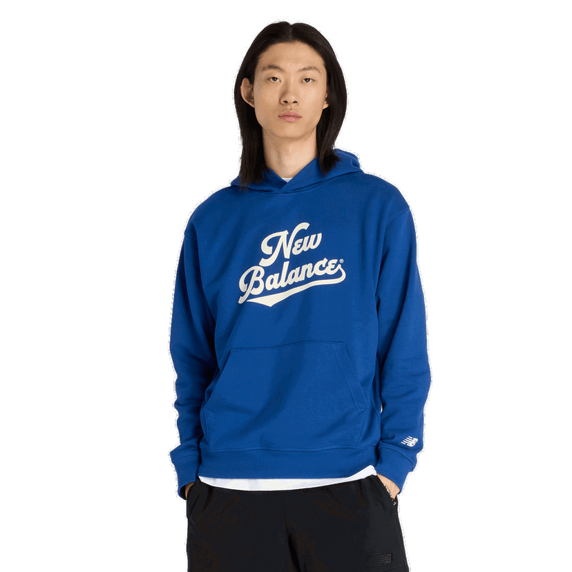 Суитчър New Balance Athletics Legacy Hoodie Синьо | MT53902-GAB