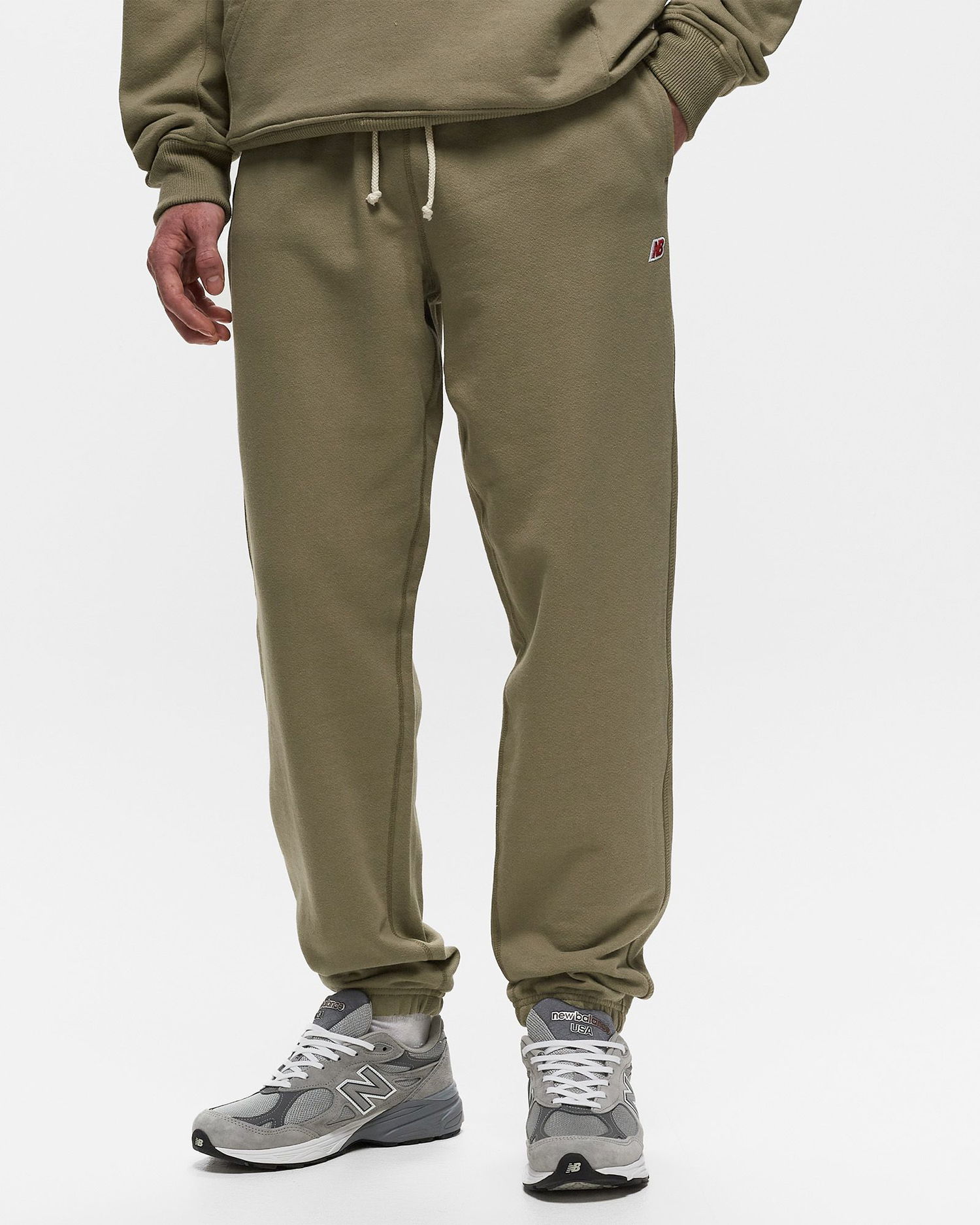 Спортни панталони New Balance MADE in USA Core Sweatpant Зелено | MP21547-TCO, 1