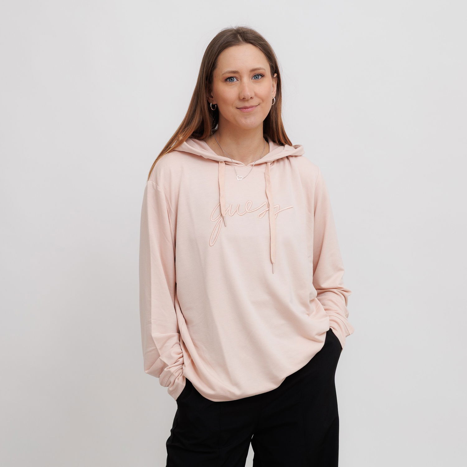Суитчър GUESS Guess Lucia Hoodie Розово | O5GQ00KCQP2-G6I6, 0