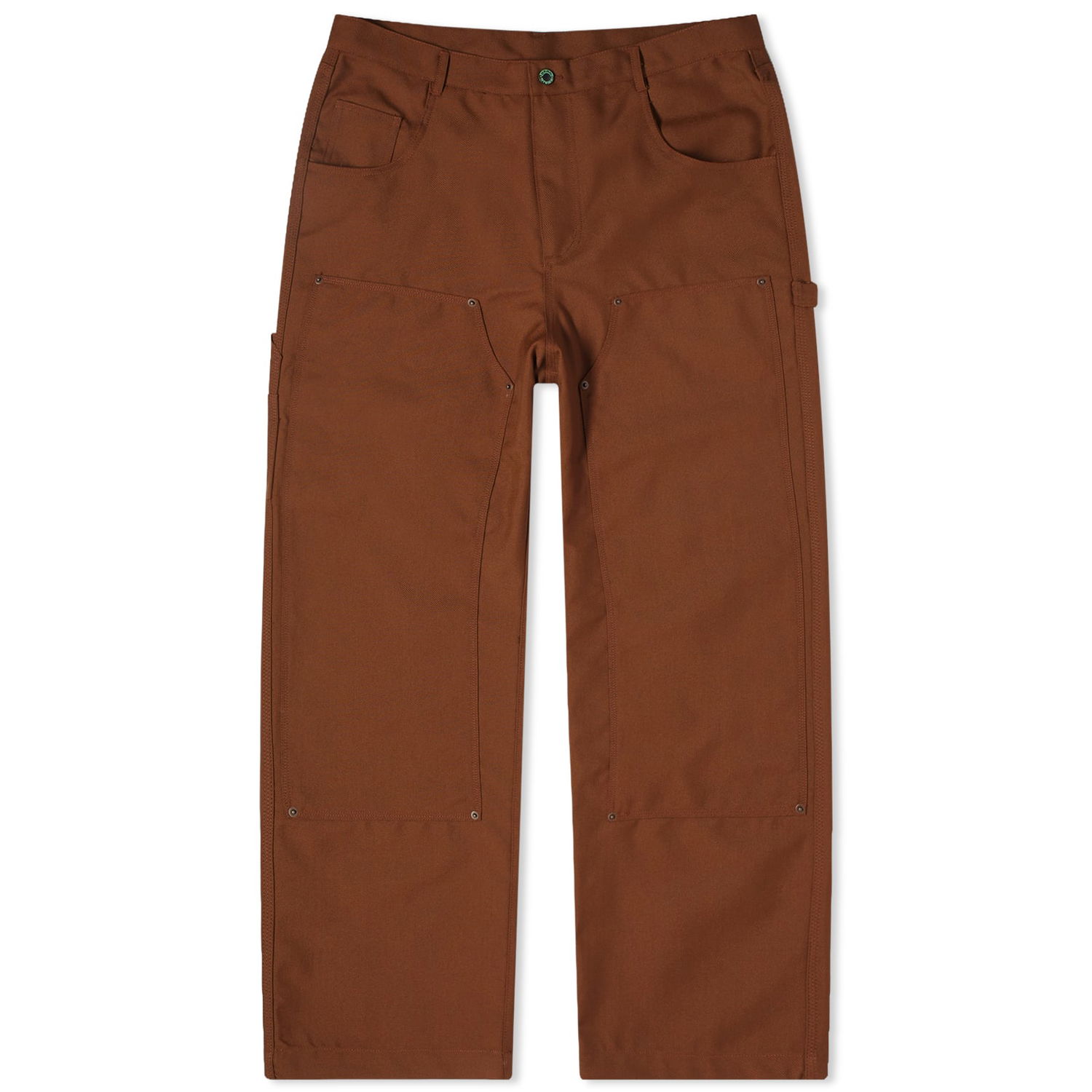 Панталони Brain Dead Brain Dead Serge Wool Double Knee Utility Pants Кафяво | B12003652BR, 0