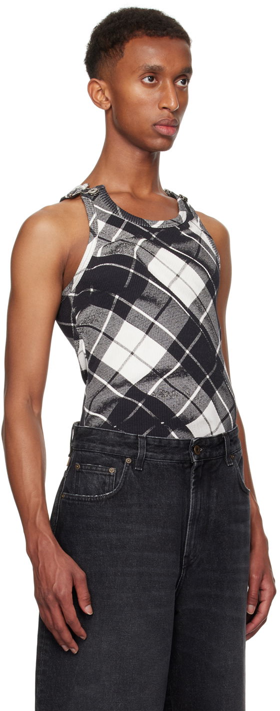 Потник Jean Paul Gaultier Jean Paul Gaultier Salopette Detail Tank Top Черно | 24/31-F-DB042-J565-000201, 1