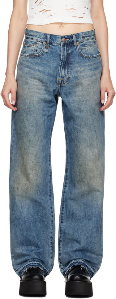 Дънки R13 R13 D'Arcy Loose Jeans Синьо | R13WD038-D213C, 0