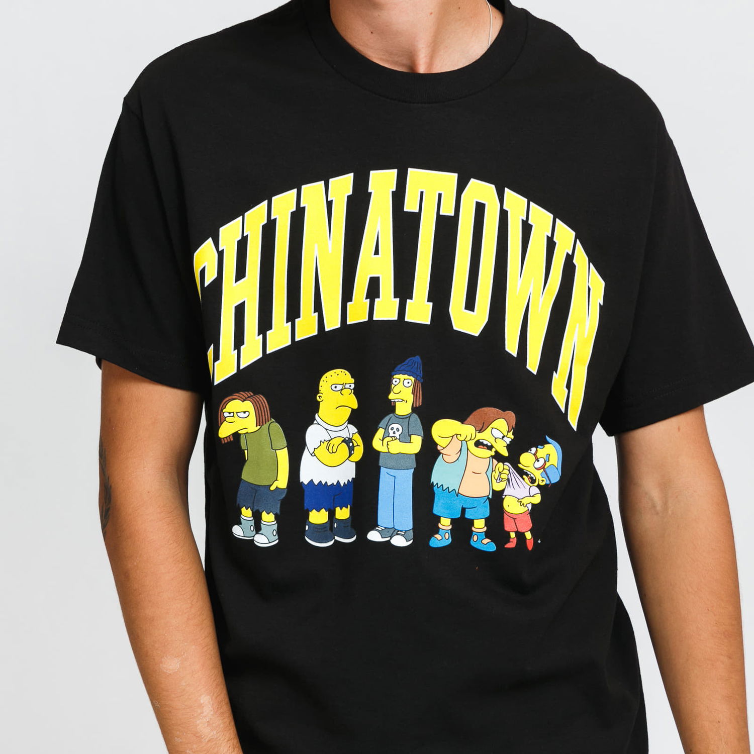 Тениска MARKET The Simpsons Ha Ha Arc Tee Черно | CTM1990350 / 0001, 1
