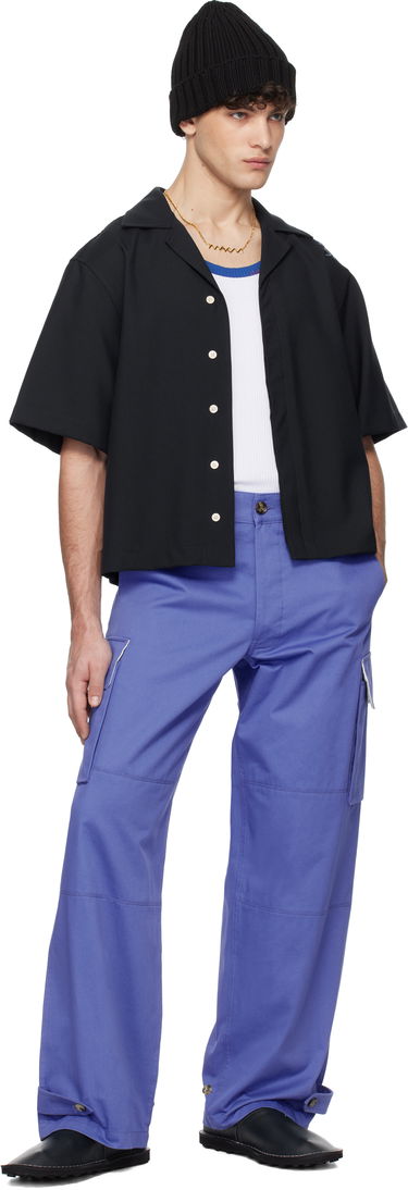 Риза Marni Marni Tropical Wool Resort Shirt Черно | CUMU0330S0 TW839, 3