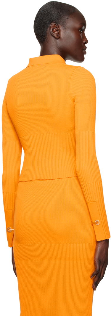 Пуловер Dion Lee Gradient Rib Long Sleeve Cardigan Оранжево
 | A7663R23, 2