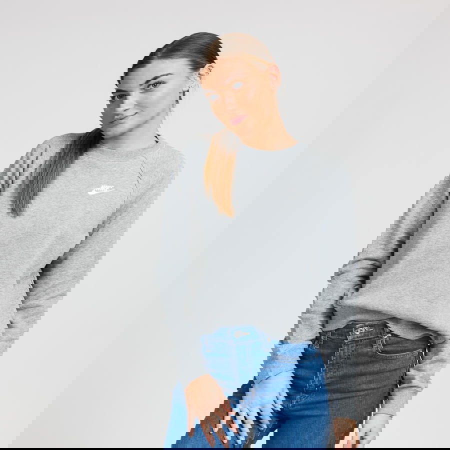 Суитчър Nike NSW Essential Crew Fleece Сиво | BV4110-063, 0