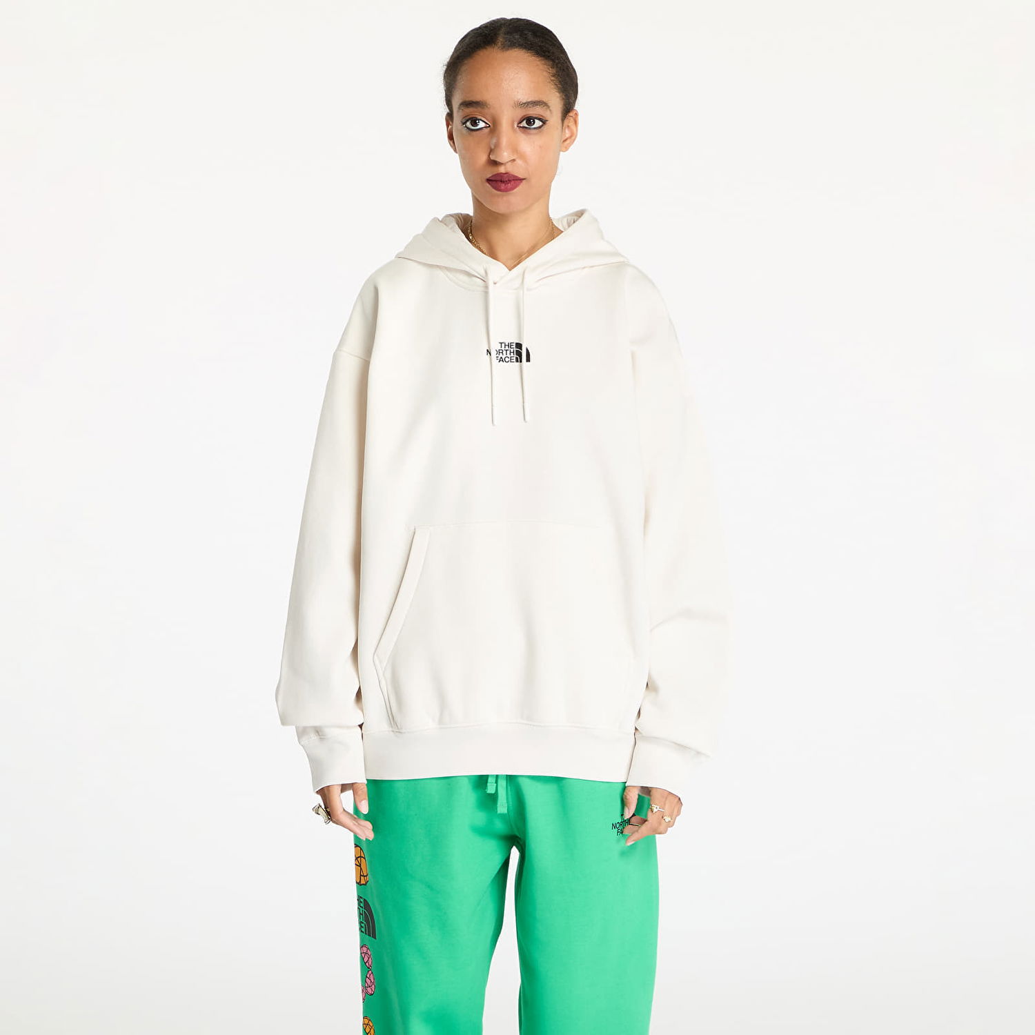 Суитчър The North Face Essential Oversize Hoodie White Dune Бяло | NF0A89ENQLI1, 0