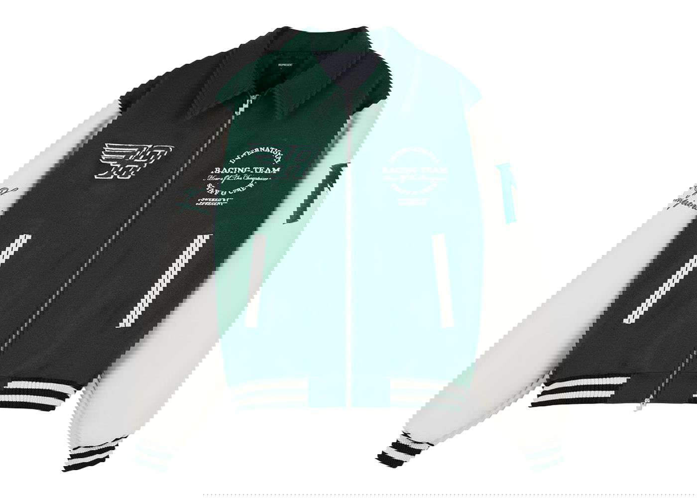 Яке Represent Clo Represent Racing Team Varsity Jacket Racing Green Зелено | M01143-62, 0