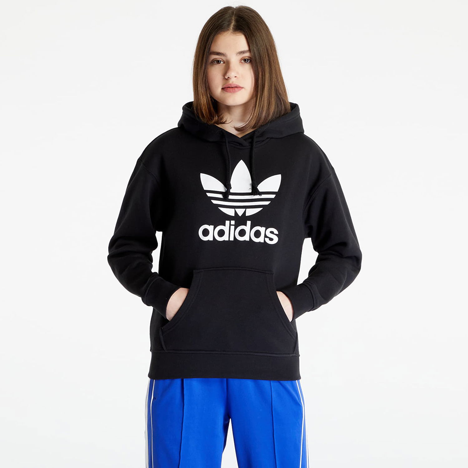 Суитчър adidas Originals Trefoil Hoodie Черно | IB7432, 1