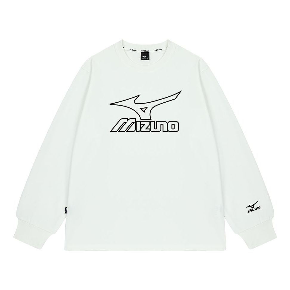 Тениска Mizuno Mizuno Graphic Long Sleeve T-Shirt Бяло | A2CA2A08, 0