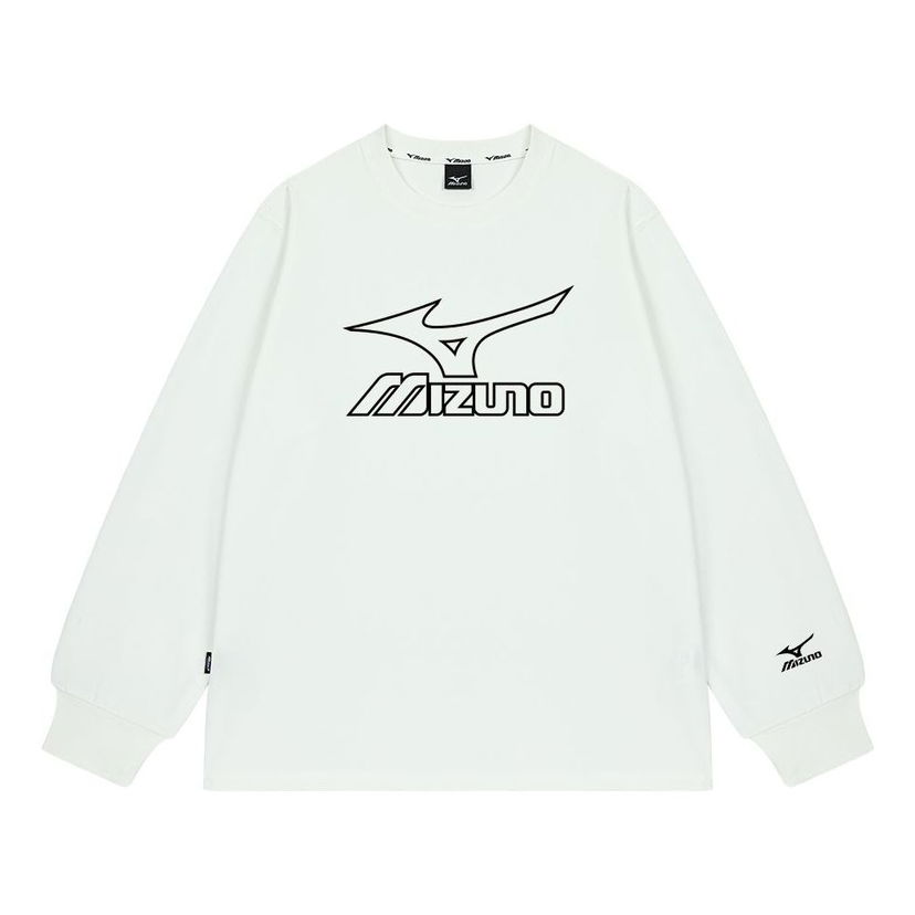 Тениска Mizuno Mizuno Graphic Long Sleeve T-Shirt Бяло | A2CA2A08