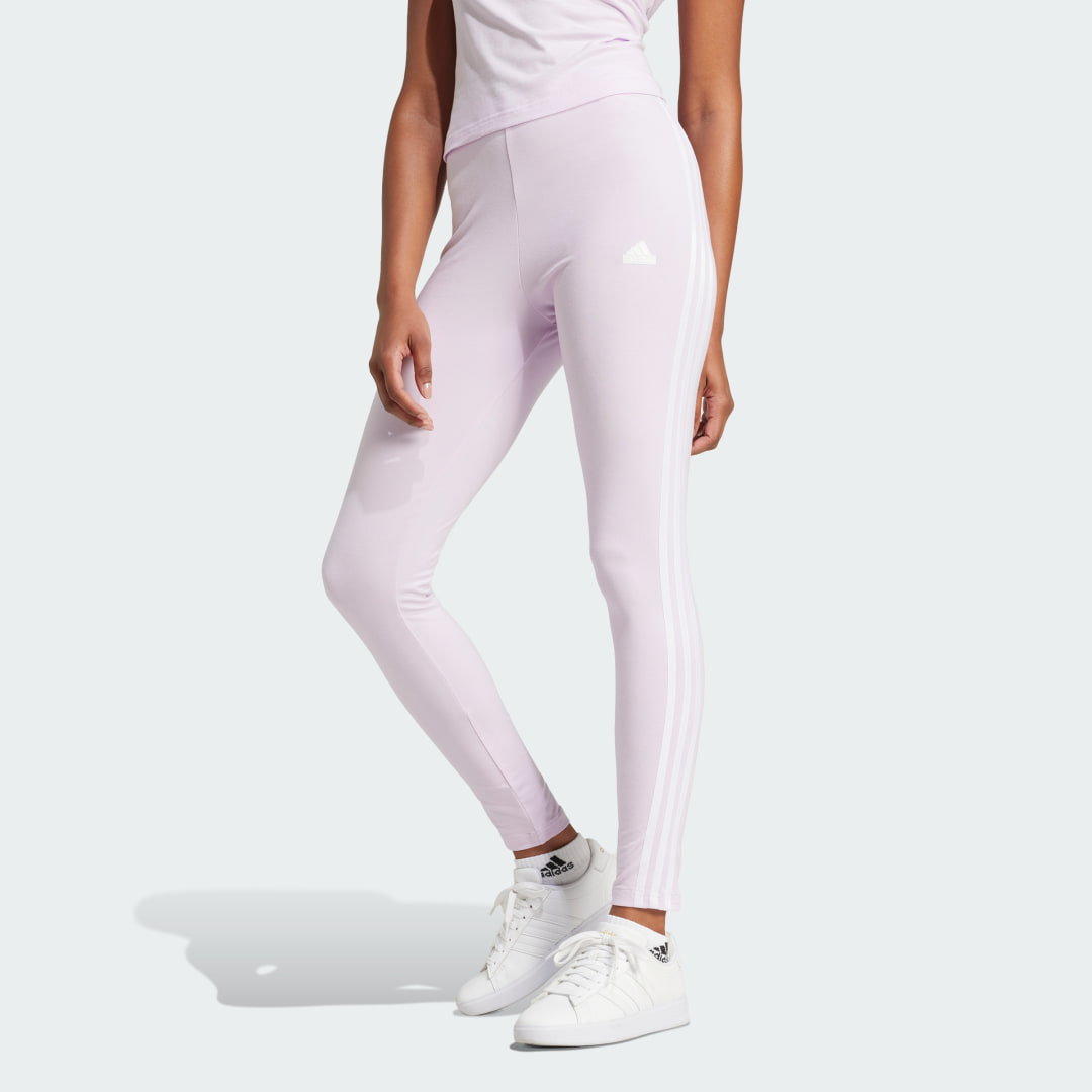 Клинове adidas Performance Future Icons 3-Stripes Leggings Лилаво | IW7712, 0