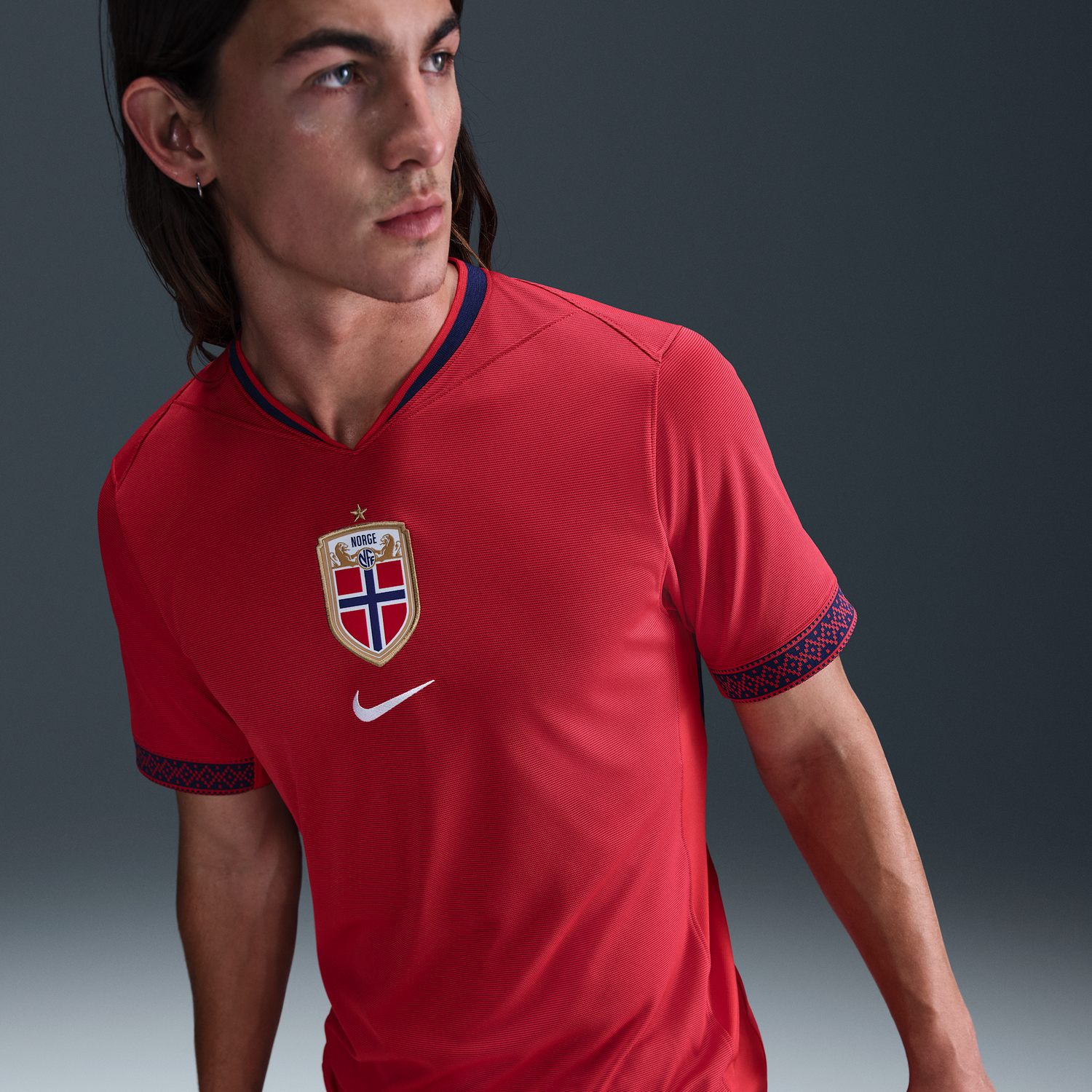 Фланелка Nike Norway Stadium 2025 Replica Dri-FIT Soccer Jersey Червено | FZ9016-657, 0