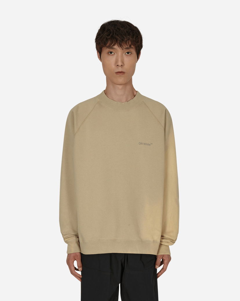 Суитчър Off-White Vintage Crewneck Sweatshirt Бежово | OMBA056F22FLE001 1717