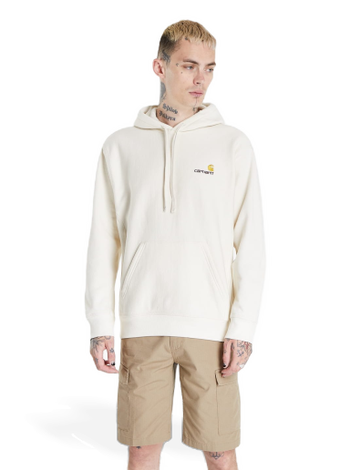 Суитчър Carhartt WIP Hooded American Script Бяло | I028279.05.XX