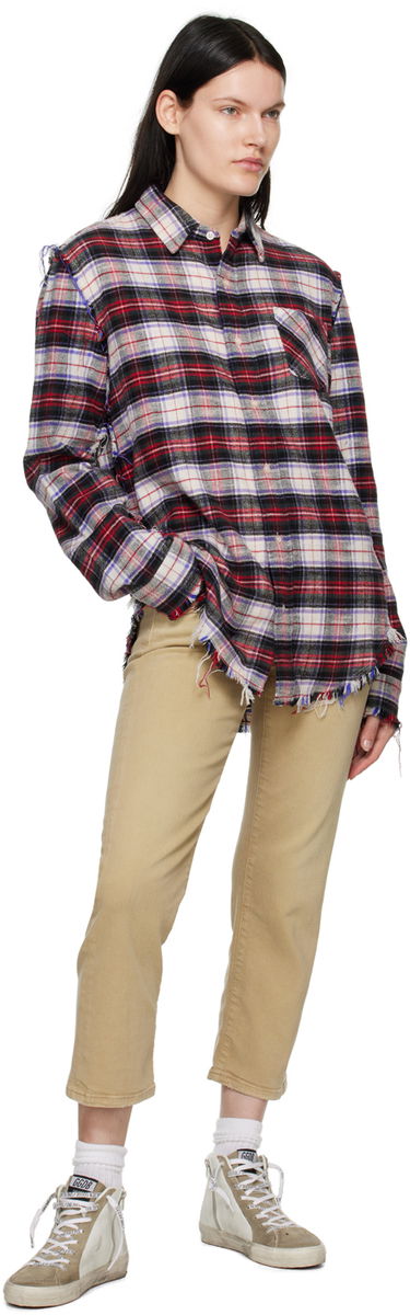 Дънки R13 R13 Boy Straight Jeans Бежово | R13W0091-D105A, 3