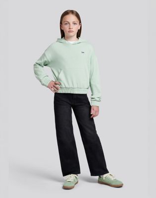 Суитчър Lee Lee Badge Hoodie Size 9/10 Зелено | 112360851, 1