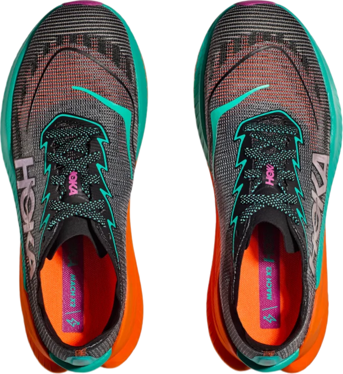 Кецове и обувки Hoka One One Mach X 2 Черно | 1155119-bcq, 1