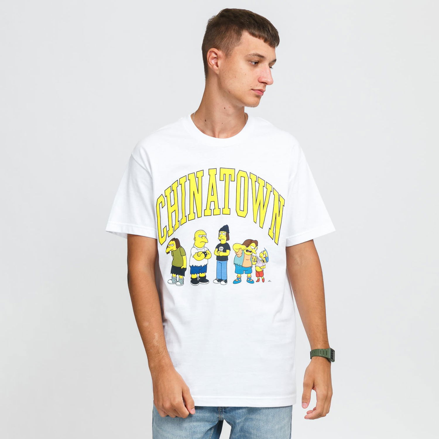 Тениска MARKET The Simpsons Ha Ha Arc Tee Бяло | CTM1990350 / 1201, 0