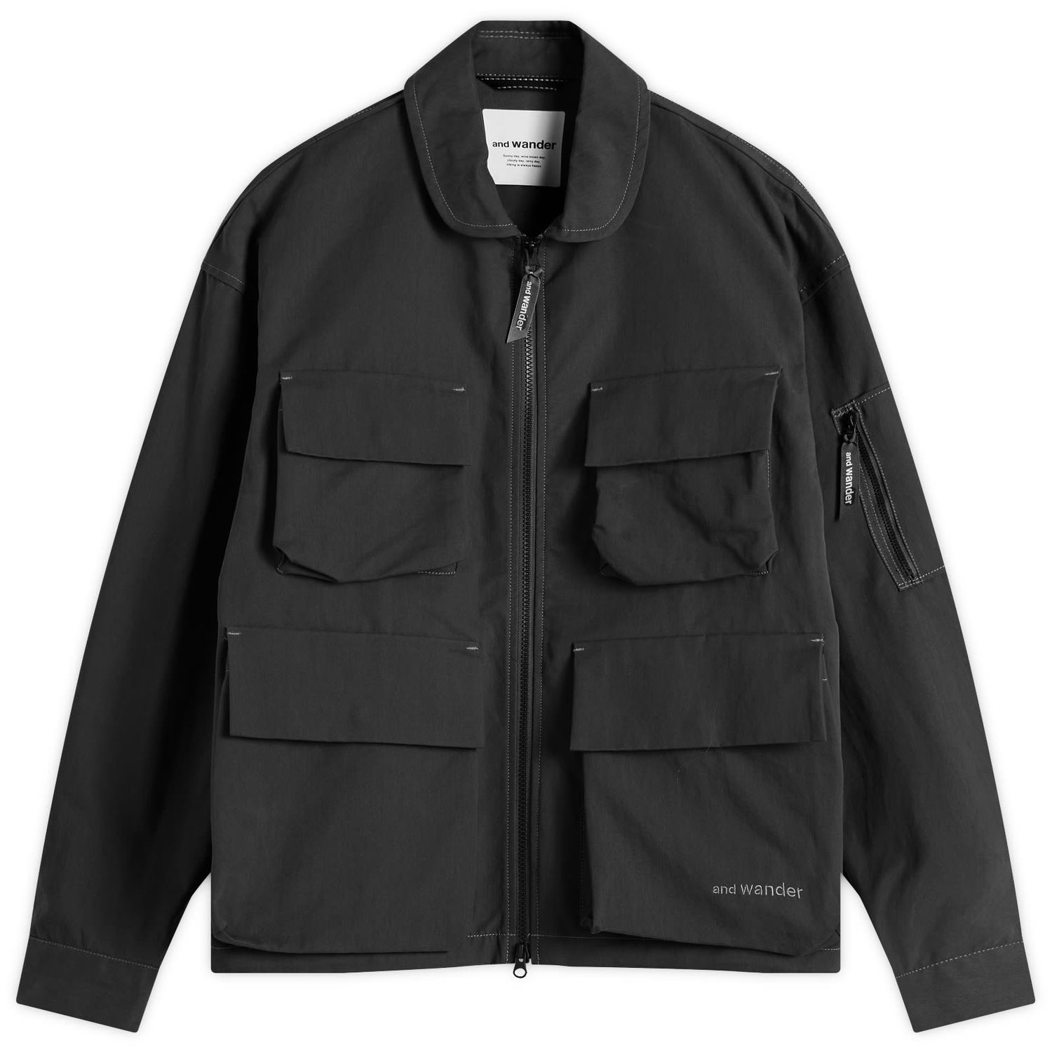 Яке and wander C/PE Twill Field Jacket, Size Small Черно | 5745281054-010, 0