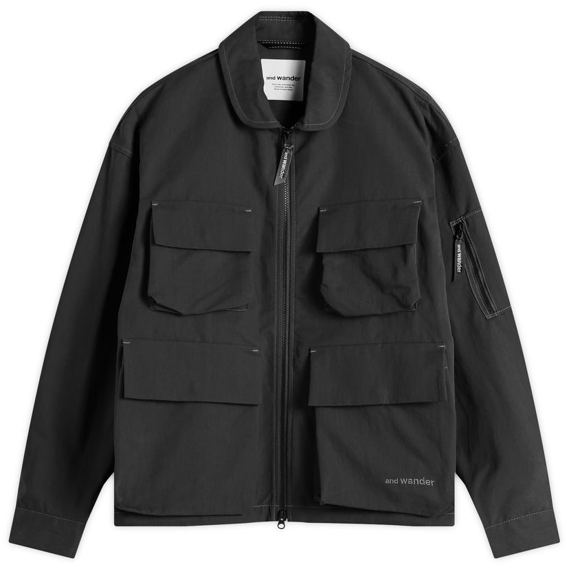 Яке and wander C/PE Twill Field Jacket, Size Small Черно | 5745281054-010