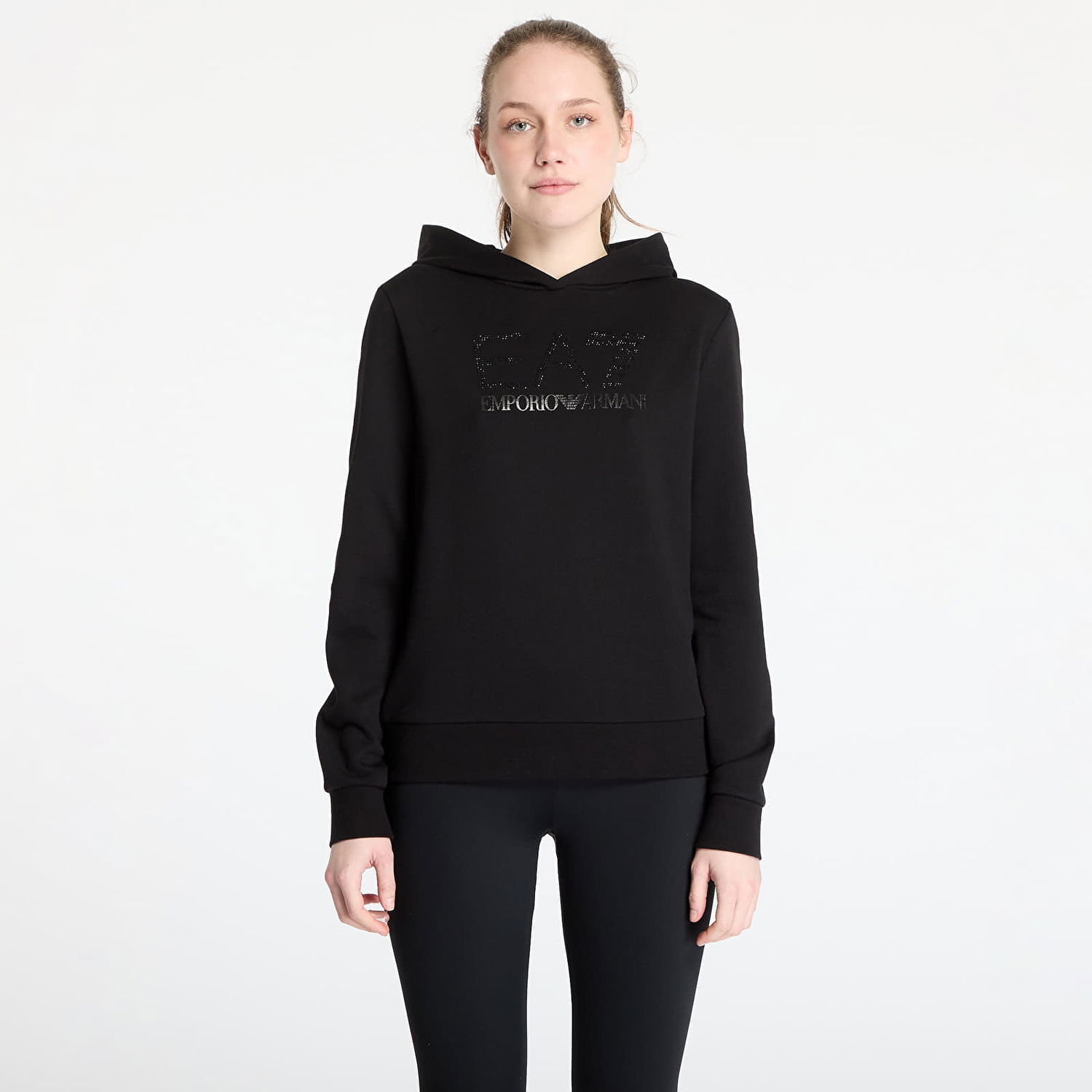 Суитчър Emporio Armani EA7 Emporio Armani Train Logo Series Hoodie Черно | 7W000095AF12473UC001, 0