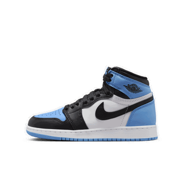 Кецове и обувки Jordan Air Jordan 1 Retro High OG "UNC Toe" GS Синьо | FD1437-400, 0