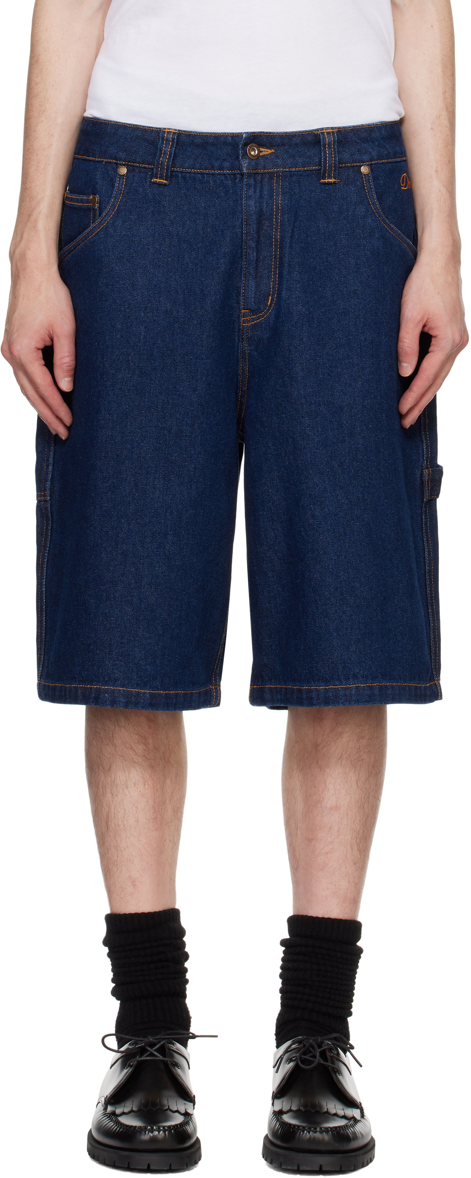 Къси панталони Dime Classic Denim Shorts Синьо | DIMEFA2452IND, 0