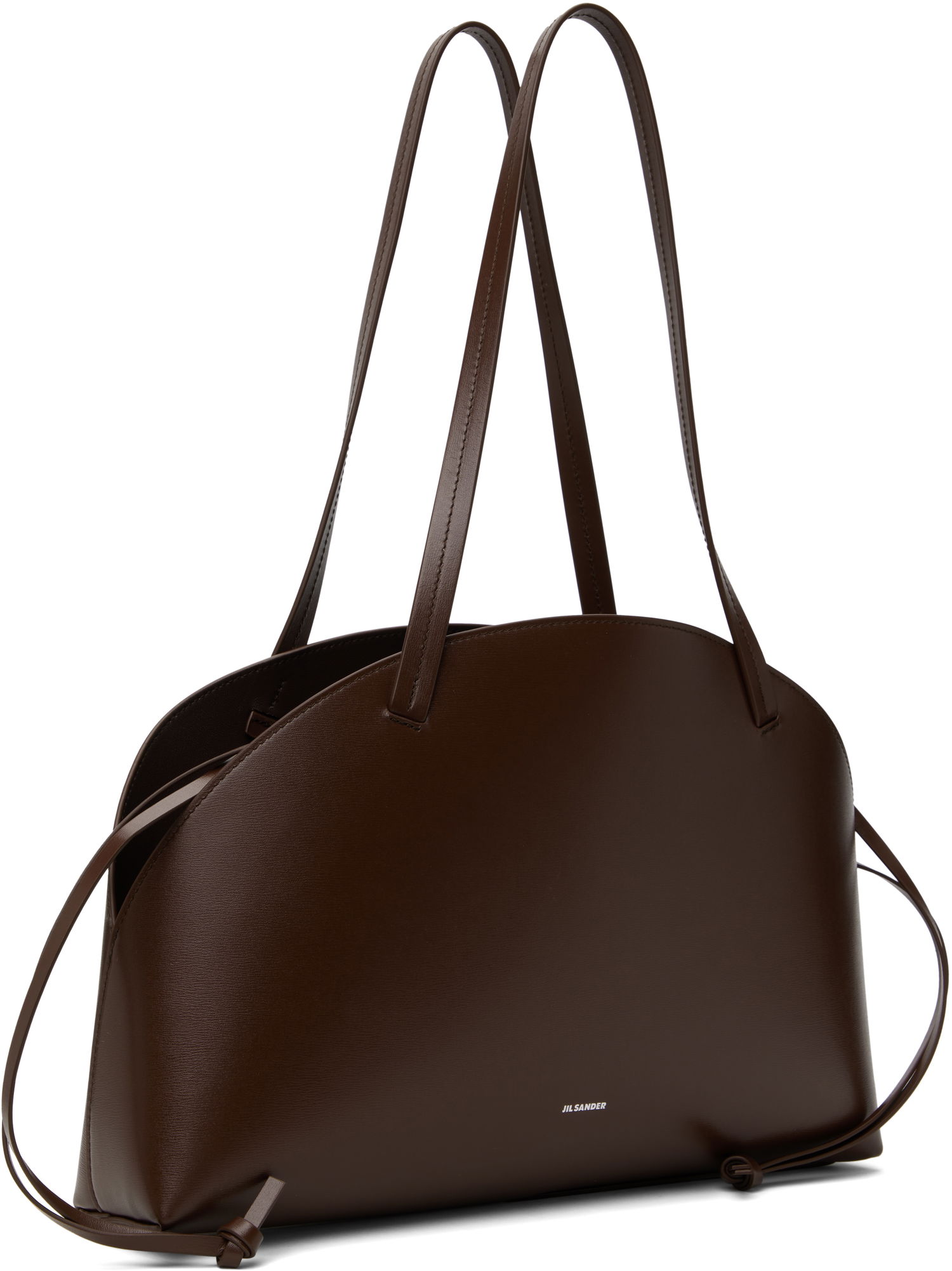 Дамска чанта Jil Sander Jil Sander Curve Medium Shoulder Bag Кафяво | J07ZH0054_P7101, 1