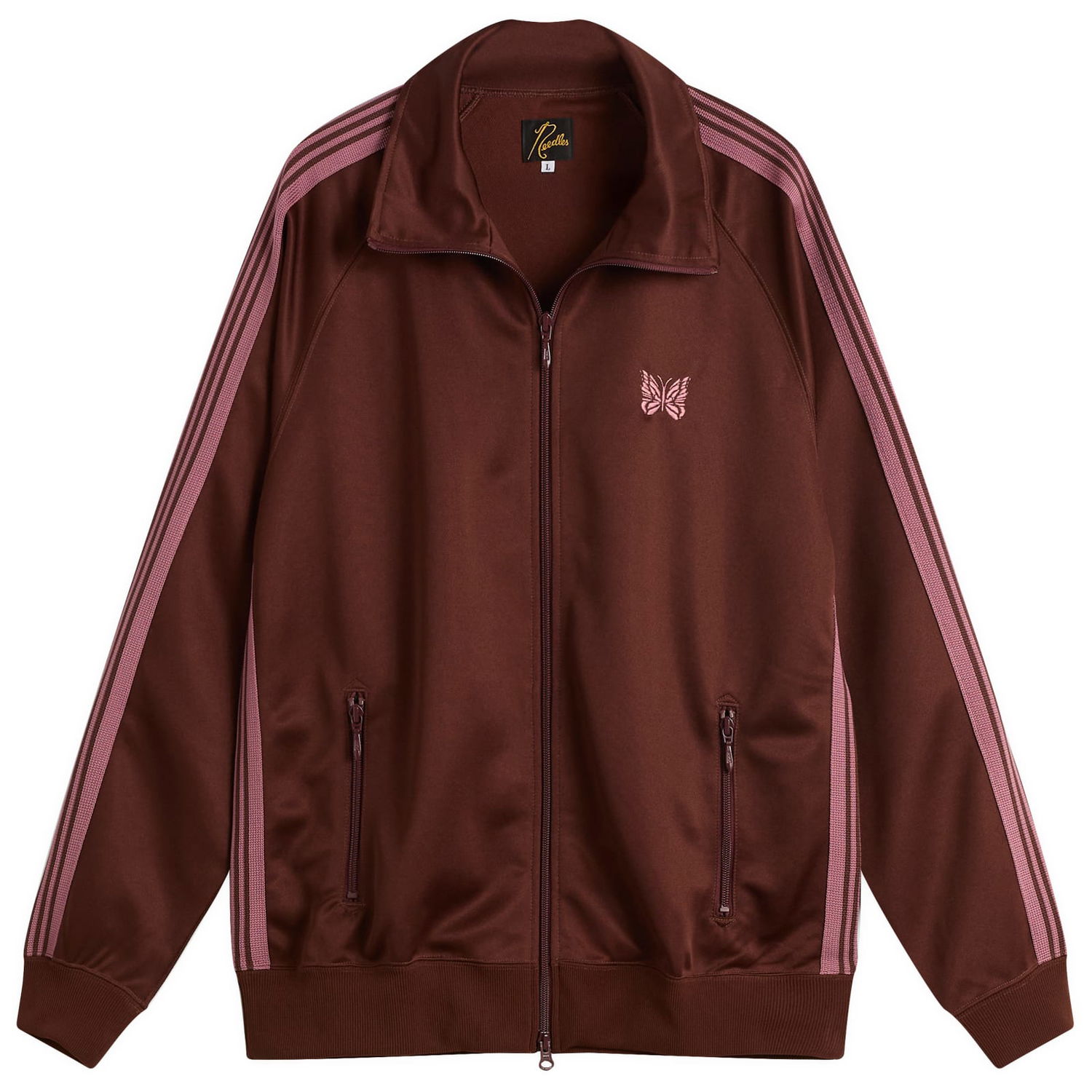 Яке Needles Needles Poly Smooth Track Jacket, Size Small Кафяво | RW314-A, 1