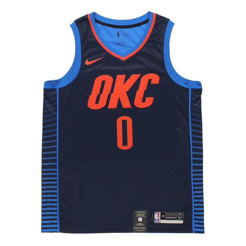 Фланелка Nike Westbrook Statement Edition Swingman Jersey Синьо | 877216-419
