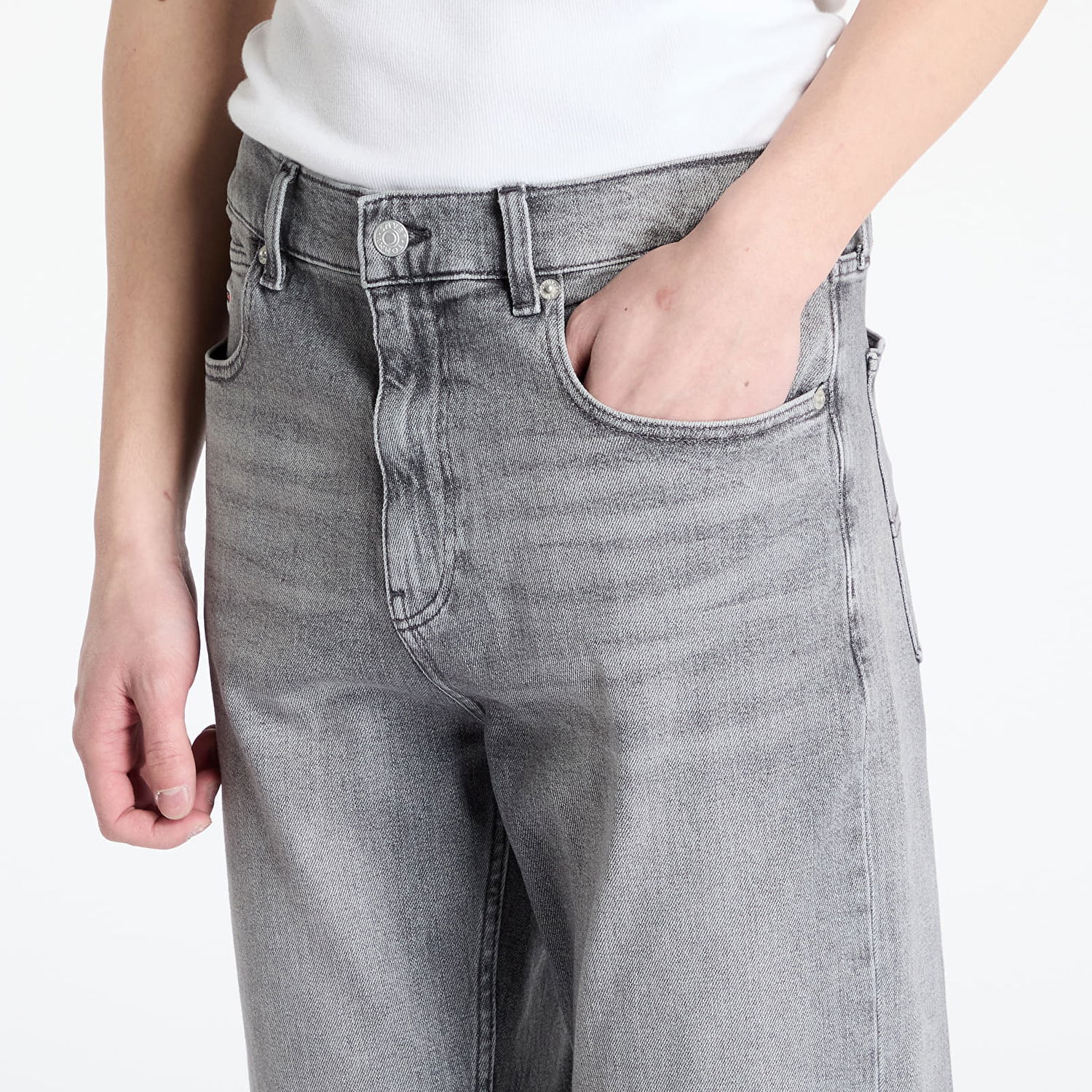 Дънки Tommy Hilfiger Tommy Jeans Otis Regular Straight Jeans W30/L32 Сиво | DM0DM21334 1BZ, 1