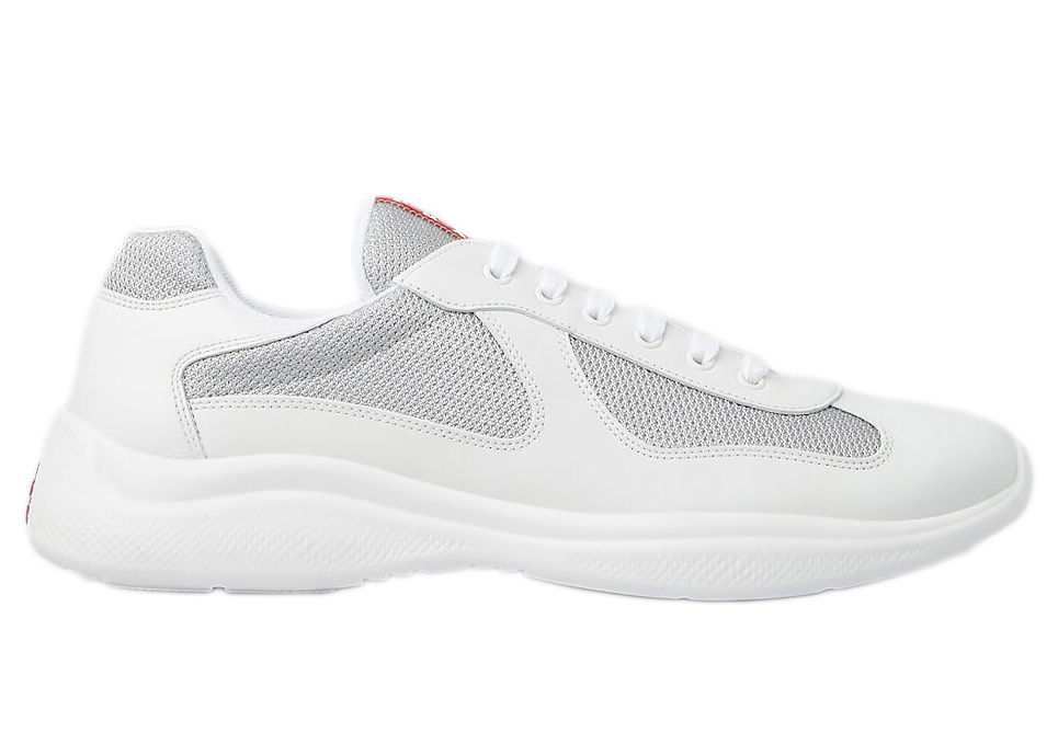 Кецове и обувки Prada America's Cup White Silver Бяло | 4E3400-6GW-F0J36, 0