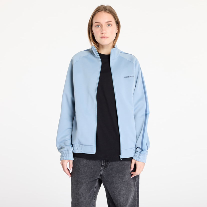 Суитчър Carhartt WIP Sweatshirt Bolan Jacket UNISEX Dusty Ice/ Positano S Тюркоазено | I033926.2JNXX