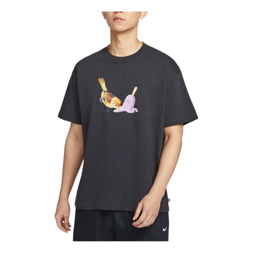 Тениска Nike SB SB Bird And Popsicle Graphic T-Shirt Черно | HJ0819-045