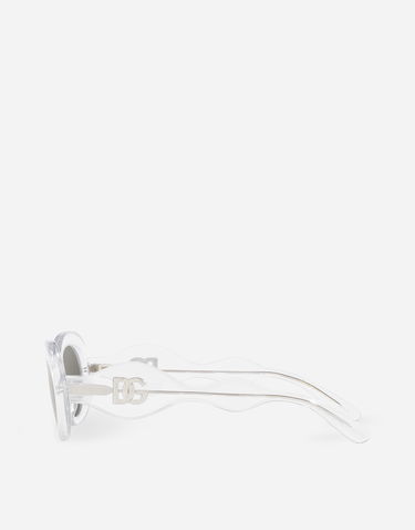 Слънчеви очила Dolce & Gabbana Dolce & Gabbana Dg Crossed Oval Sunglasses Бяло | VG4006VP36G9V000, 2