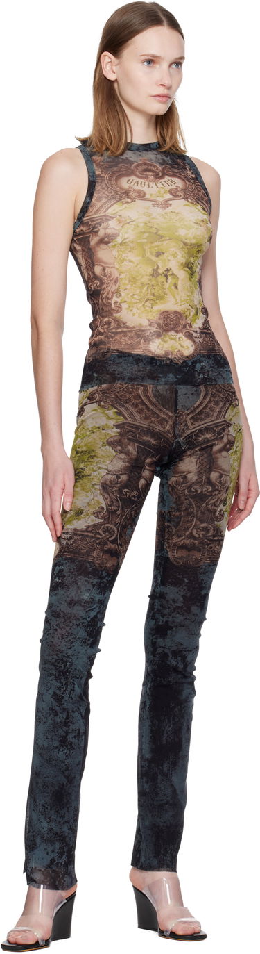 Потник Jean Paul Gaultier 'The Médaillon' Baroque Mesh Tank Top Многоцветен | 25/04-W-TO304-M006P-005740, 3