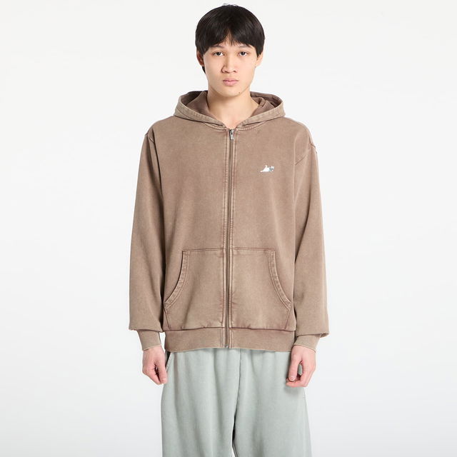 Castanza Vintage Wash Zip Up Hoodie