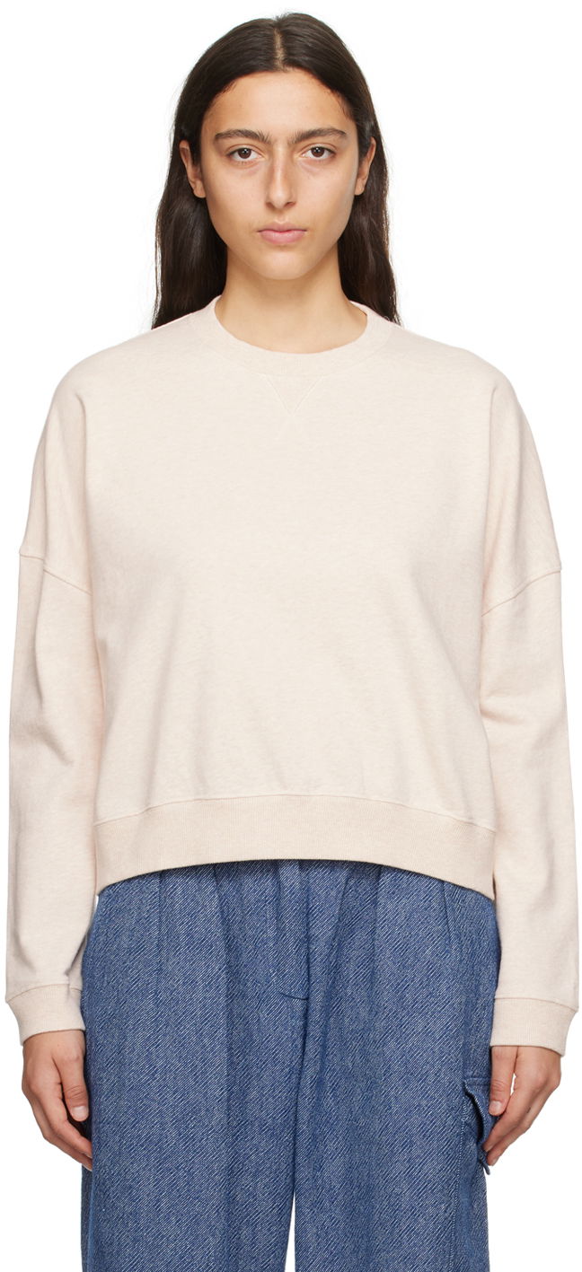 Суитчър YMC Almost Grown Sweatshirt Бежово | Q7AZB, 0