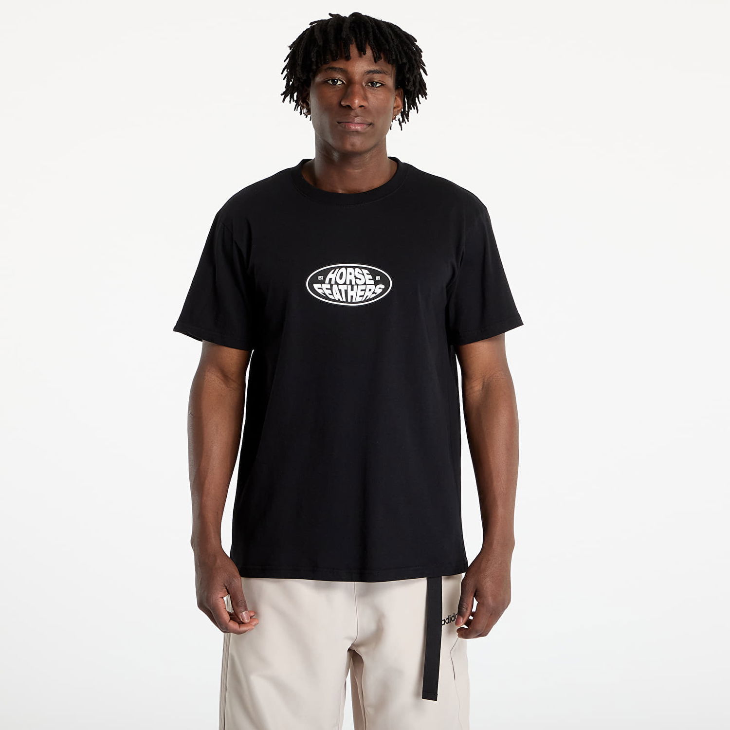 Тениска Horsefeathers Horsefeathers Dynamo T-Shirt Черно | SM1381A, 0