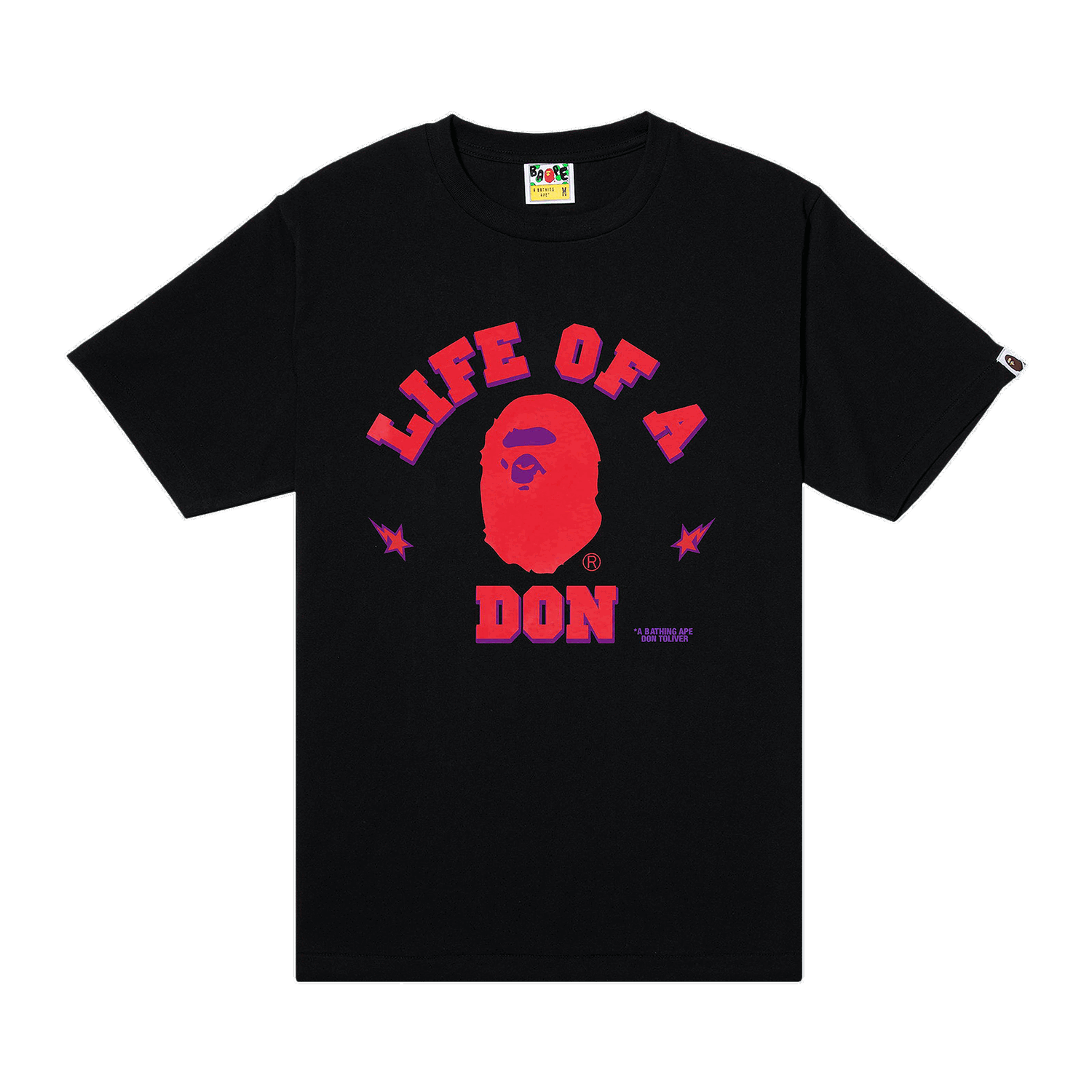 Тениска BAPE x Cactus Jack x Don Toliver Tee I Черно | 1H73 110 928 BLACK, 0