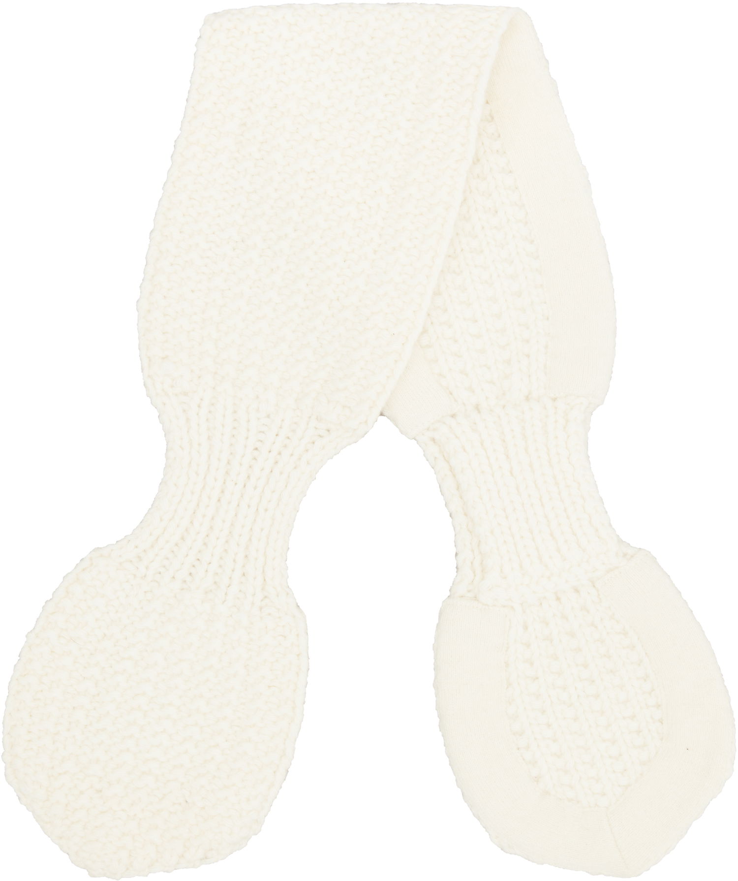 Шал YMC YMC Knitted Slot Scarf Бяло | QSXMB, 0