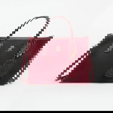 Голяма пазарска чанта Tommy Hilfiger Th City Small Tote Melton Бургунди | AW0AW17852 VLP, 0