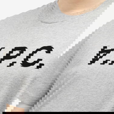 Тениска A.P.C. VPC Logo T-Shirt Heathered Grey Сиво | COHBM-M26384-TPI, 5