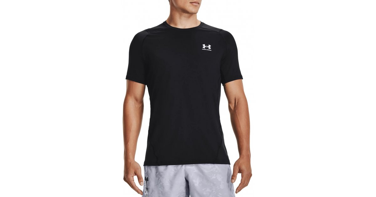 Тениска Under Armour T-shirt HeatGear Черно | 1361683-001, 1