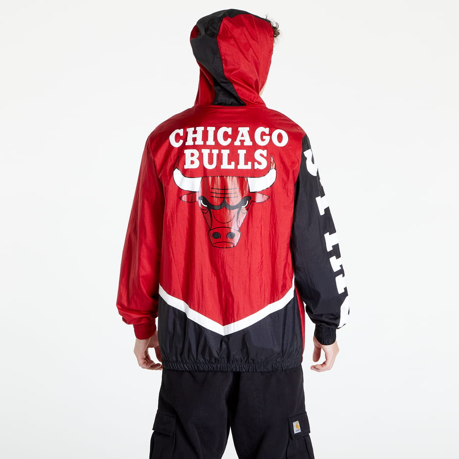 Ветровка Mitchell & Ness NBA Full Zip Windbreaker Chicago Bulls Червено | OJZP3409-CBUYYPPPSCAR, 1